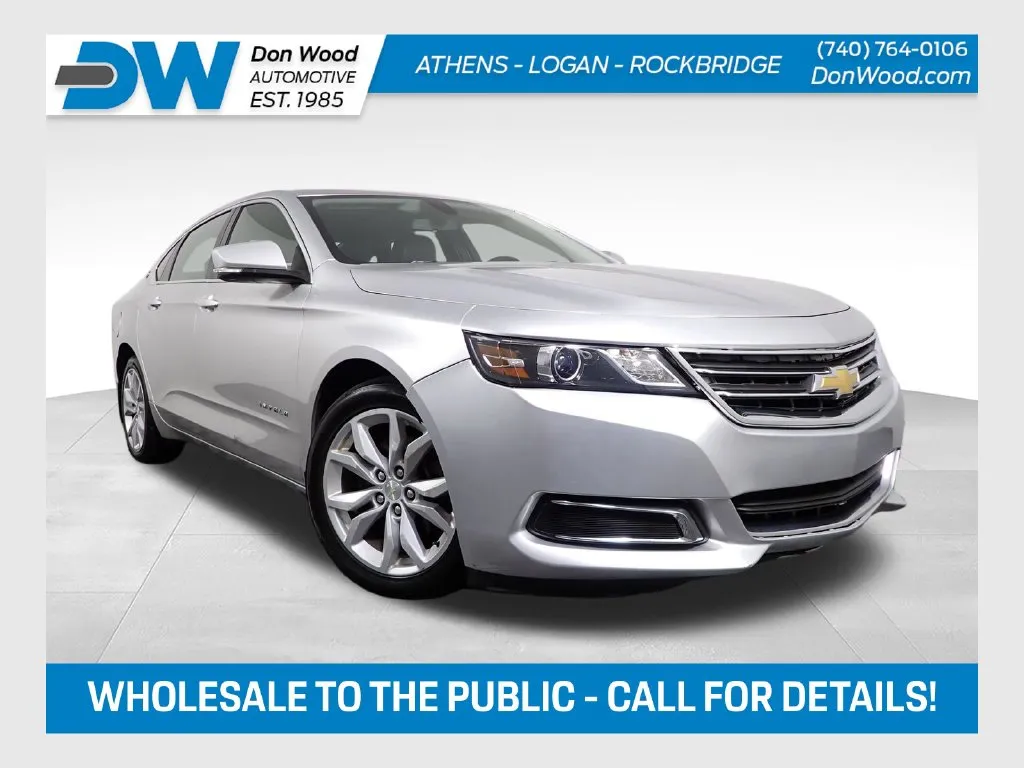Silver 2016 Chevrolet Impala LT for sale in Logan, OH