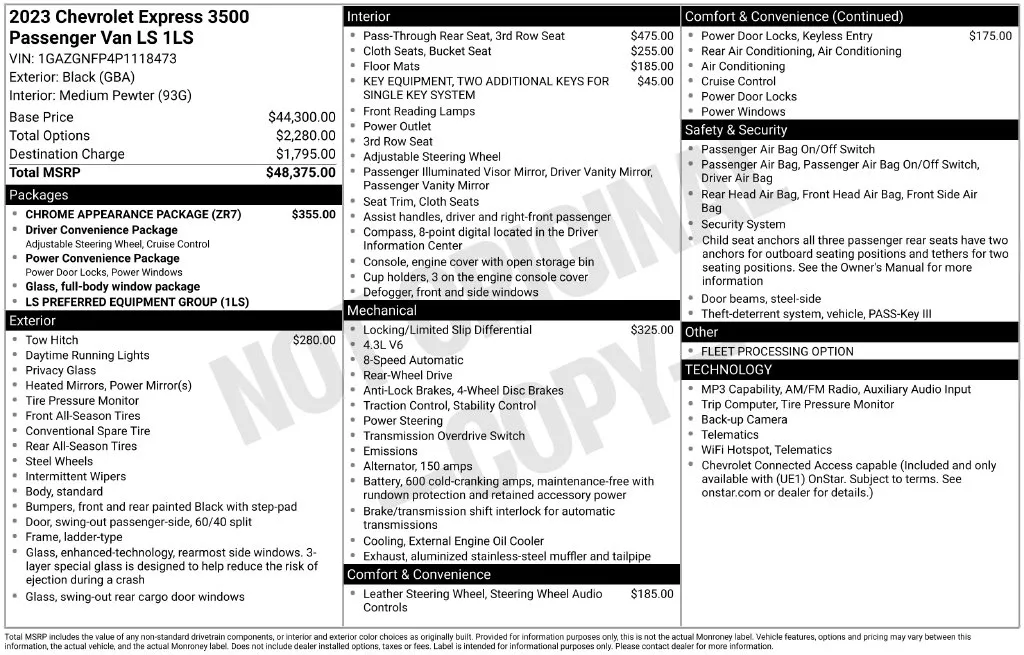 Chevrolet Express photo 6