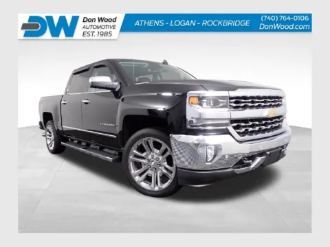 Black 2017 Chevrolet Silverado 1500 LTZ for sale in Logan, OH