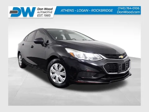 Black 2018 Chevrolet Cruze LS for sale in Logan, OH