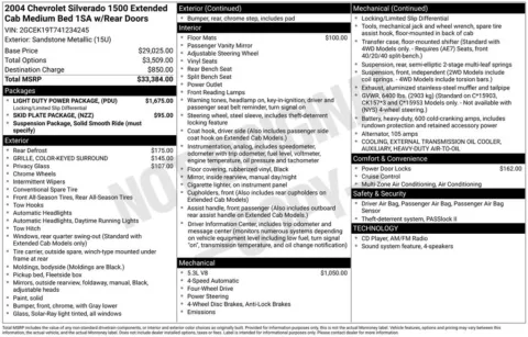Photos of 2004 Chevrolet Silverado 1500 for sale in Logan, OH at Don Wood Chevrolet