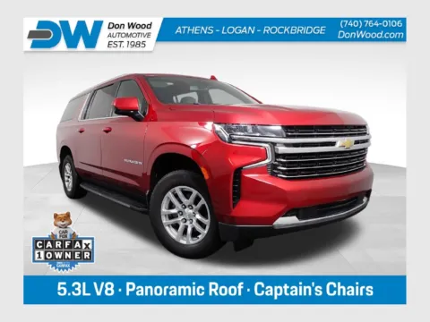 Red 2021 Chevrolet Suburban LT for sale in Logan, OH