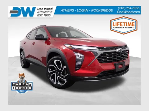 Red 2025 Chevrolet Trax 2RS for sale in Logan, OH