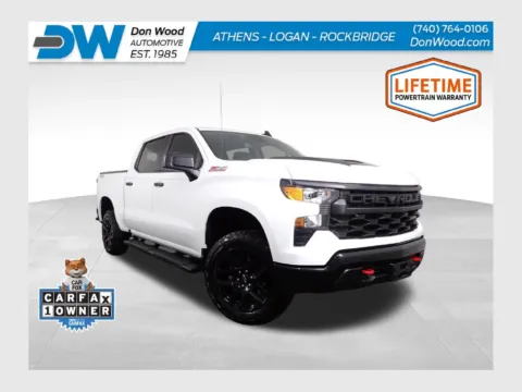White 2025 Chevrolet Silverado 1500 Custom Trail Boss for sale in Logan, OH
