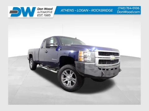 Blue 2009 Chevrolet Silverado 3500 HD LT for sale in Logan, OH