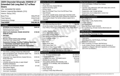 Photos of 2009 Chevrolet Silverado 3500 HD LT for sale in Logan, OH at Don Wood Chevrolet