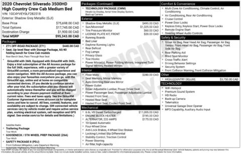 Photos of 2020 Chevrolet Silverado 3500 HD High Country for sale in Logan, OH at Don Wood Chevrolet