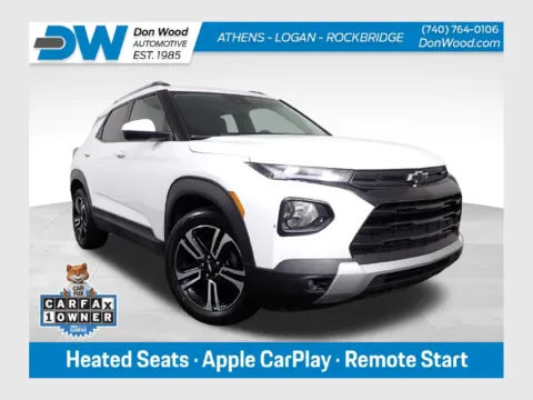 White 2022 Chevrolet TrailBlazer LT for sale in Logan, OH