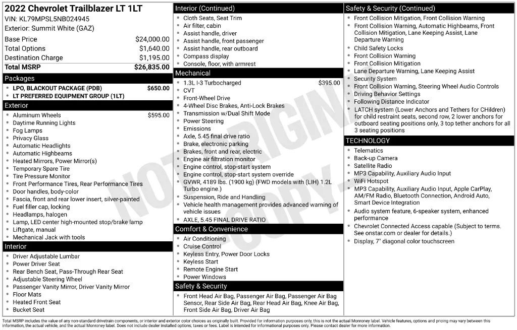 Chevrolet Trailblazer photo 6
