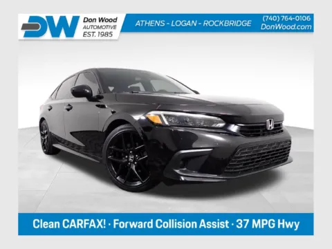 Black 2022 Honda Civic Sport for sale in Logan, OH