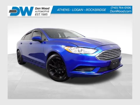 Blue 2017 Ford Fusion SE for sale in Logan, OH