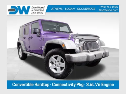 Purple 2017 Jeep Wrangler Unlimited Sport for sale in Logan, OH