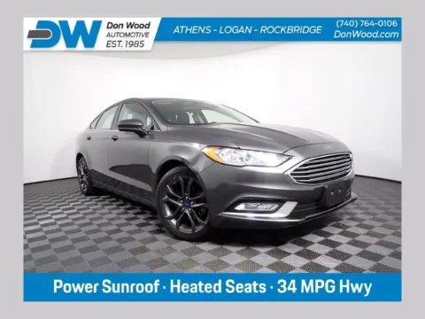 Gray 2018 Ford Fusion SE for sale in Logan, OH