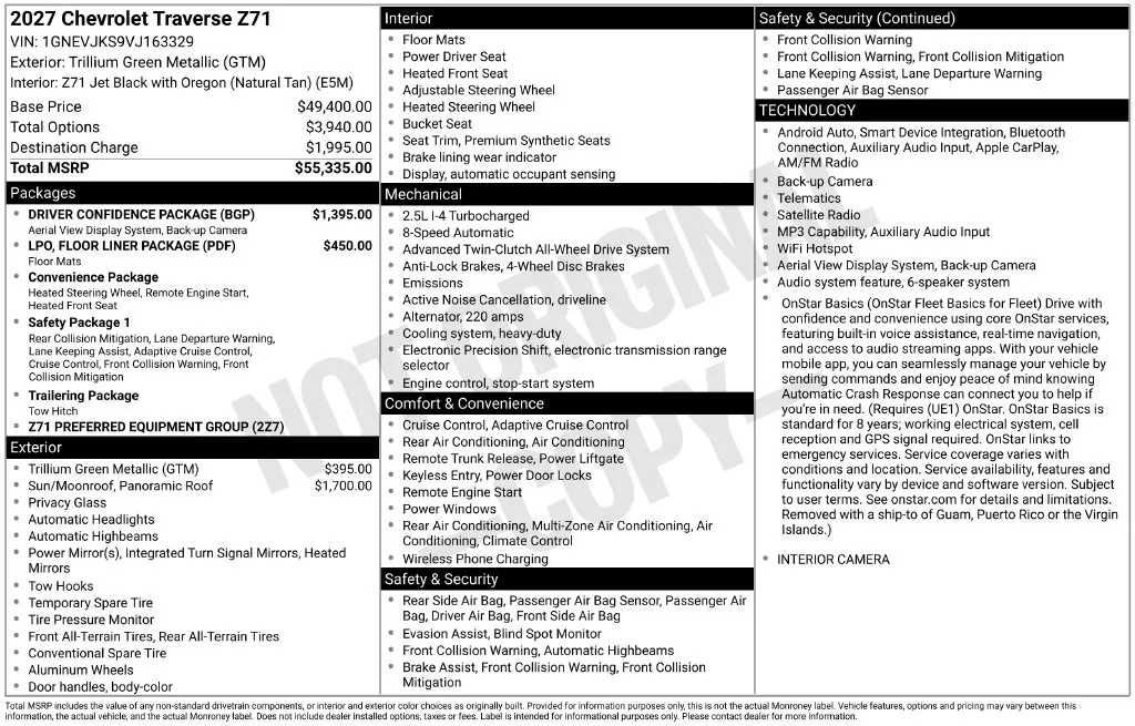 Chevrolet Traverse photo 2