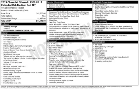 Photos of 2019 Chevrolet Silverado 1500 LD LT for sale in Logan, OH at Don Wood Chevrolet