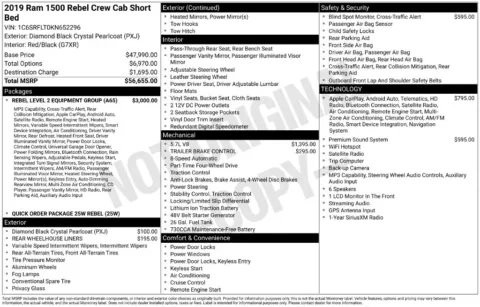 Photos of 2019 Ram 1500 Rebel for sale in Logan, OH at Don Wood Chevrolet