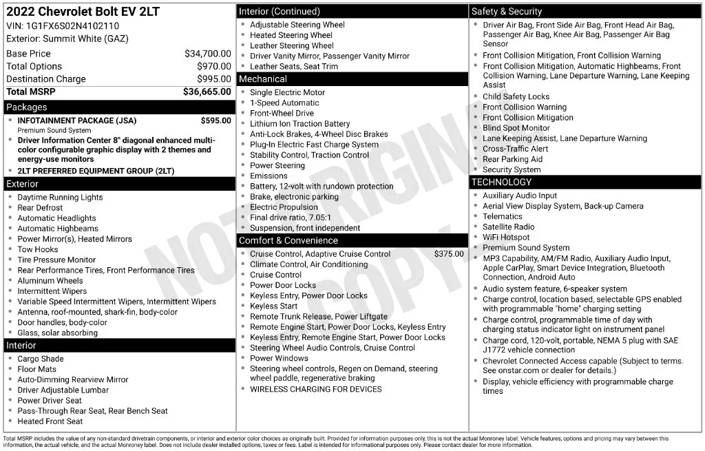 Chevrolet Bolt EV photo 2