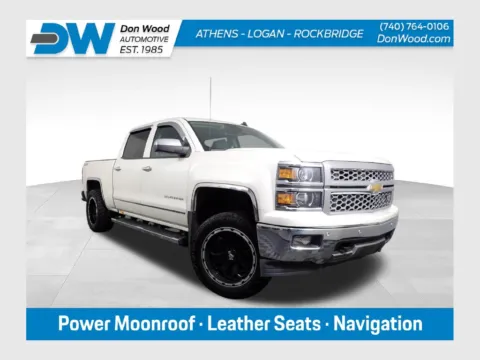White 2014 Chevrolet Silverado 1500 LTZ for sale in Logan, OH