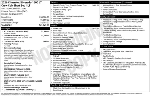 Photos of 2026 Chevrolet Silverado 1500 LT for sale in Logan, OH at Don Wood Chevrolet