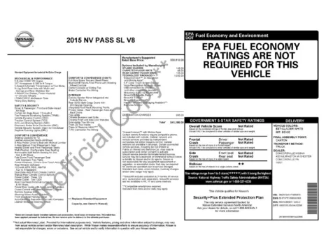 Photos of 2015 Nissan NV Passenger SL for sale in Logan, OH at Don Wood Chevrolet