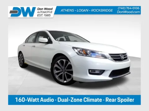 White 2013 Honda Accord Sport for sale in Logan, OH