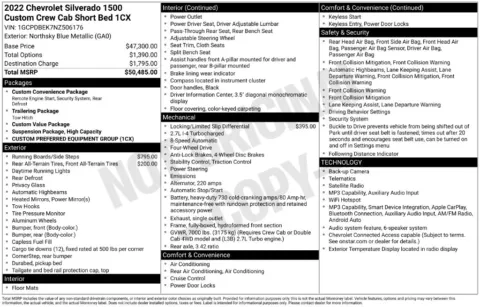 Photos of 2022 Chevrolet Silverado 1500 Custom for sale in Logan, OH at Don Wood Chevrolet