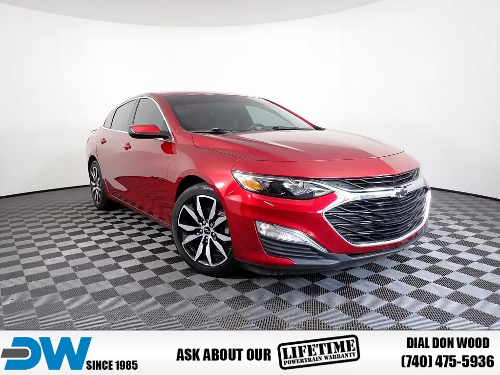 Red 2021 Chevrolet Malibu RS for sale in Logan, OH