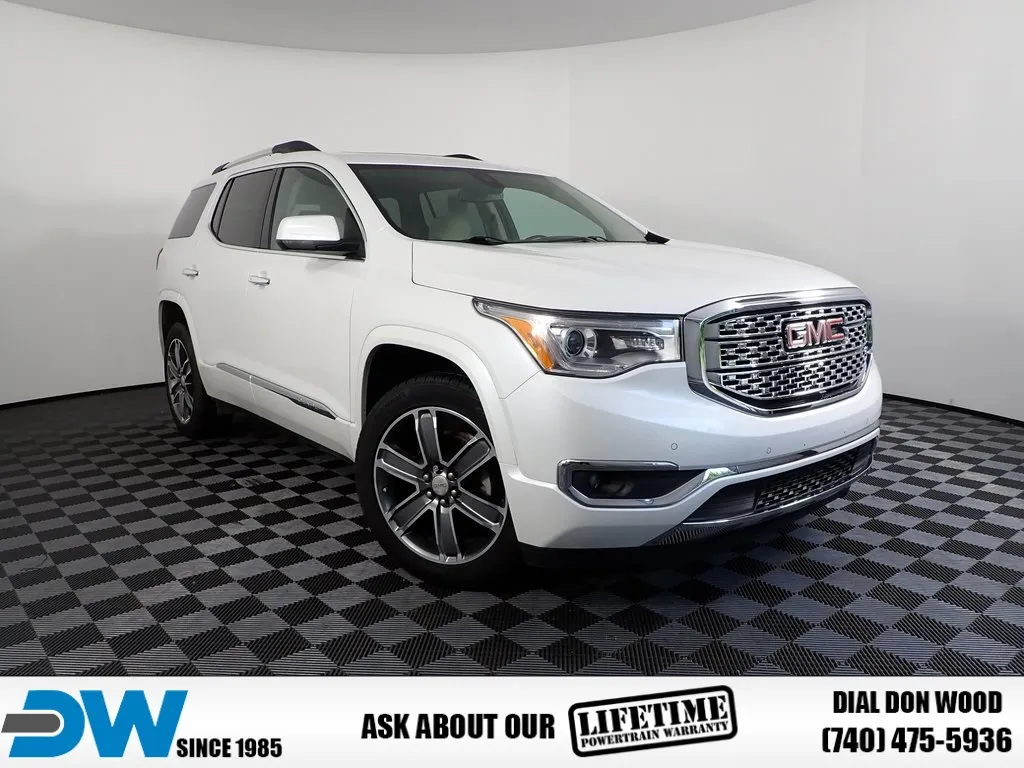 White 2017 GMC Acadia Denali for sale in Logan, OH