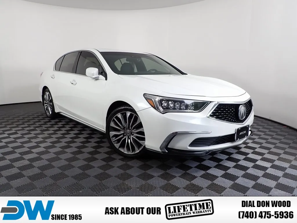 White 2018 Acura RLX for sale in Logan, OH