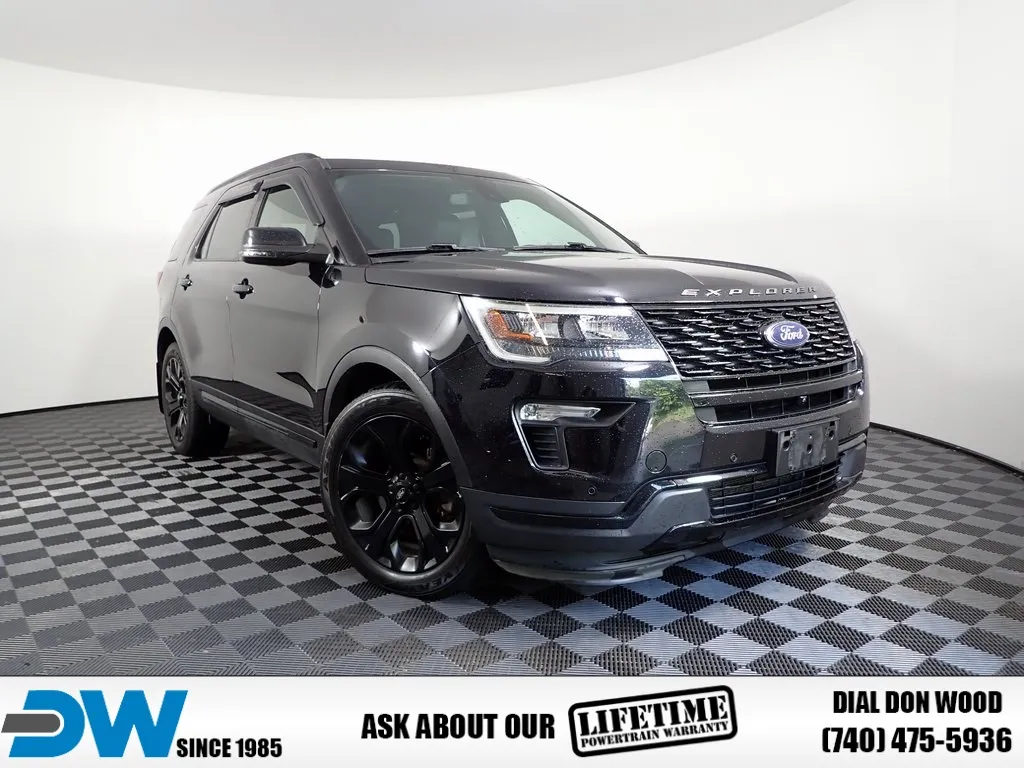Black 2019 Ford Explorer Sport for sale in Logan, OH