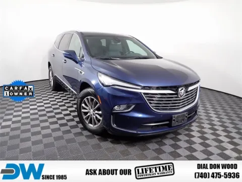 Blue 2022 Buick Enclave Essence for sale in Logan, OH