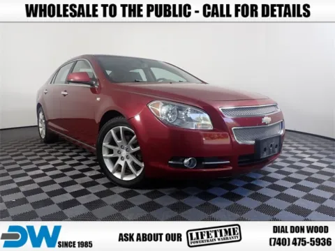 Red 2008 Chevrolet Malibu LTZ for sale in Logan, OH
