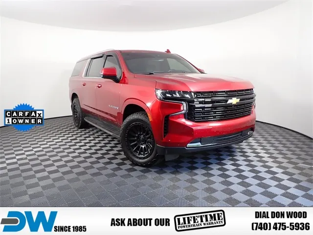Red 2024 Chevrolet Suburban LT for sale in Logan, OH