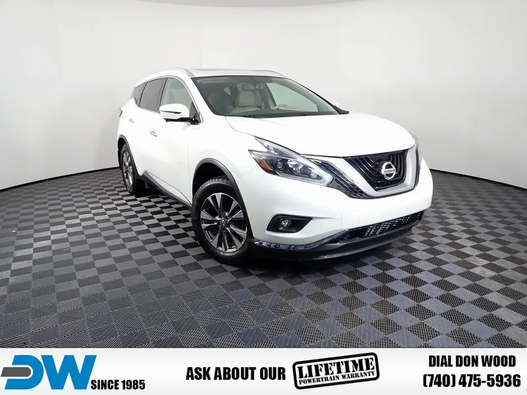 White 2018 Nissan Murano SL for sale in Logan, OH