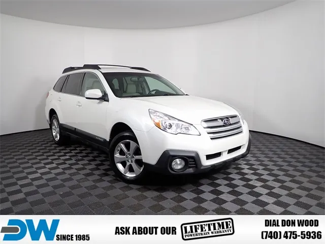 White 2014 Subaru Outback 2.5i for sale in Logan, OH