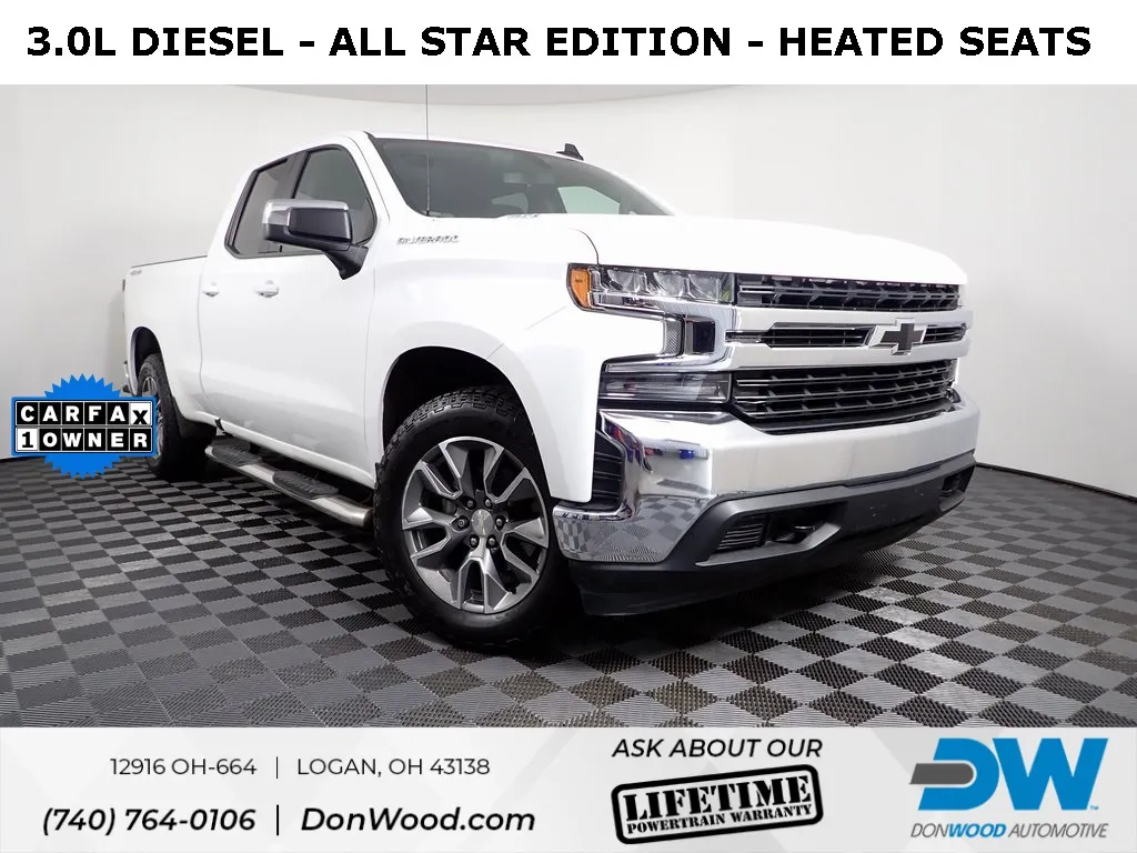 White 2020 Chevrolet Silverado 1500 LT for sale in Logan, OH