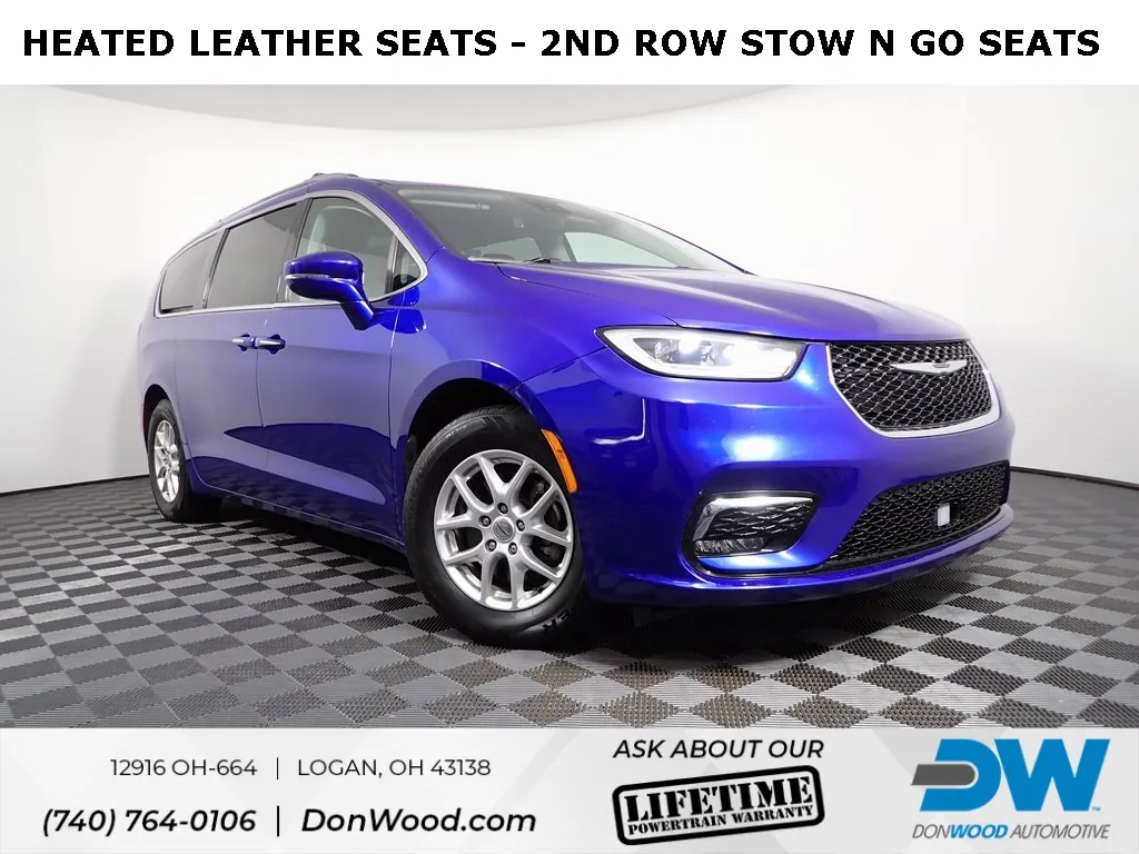 Blue 2021 Chrysler Pacifica Touring L for sale in Logan, OH