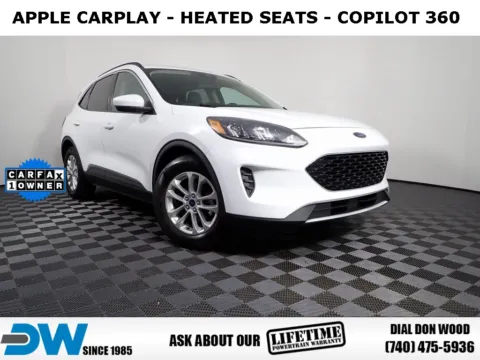 White 2020 Ford Escape SE for sale in Logan, OH
