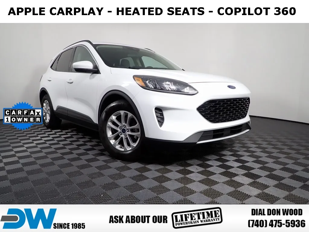 White 2020 Ford Escape SE for sale in Logan, OH