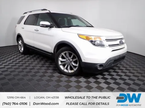 White 2015 Ford Explorer Limited for sale in Logan, OH