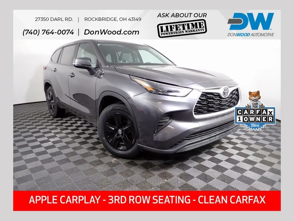 Gray 2023 Toyota Highlander L for sale in Logan, OH
