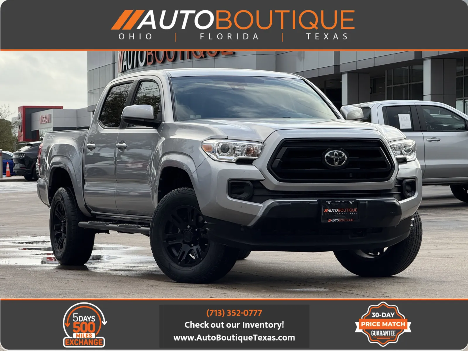 Silver 2021 Toyota Tacoma SR for sale in Alvin, TX