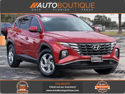 Red 2022 HYUNDAI TUCSON SEL for sale in Alvin, TX