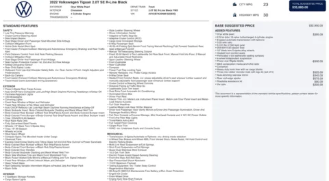 Photos of 2022 Volkswagen Tiguan SE R-Line Black for sale in Alvin, TX at Auto Boutique Texas