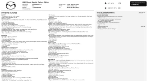 Photos of 2021 Mazda Mazda6 Carbon Edition for sale in Alvin, TX at Auto Boutique Texas