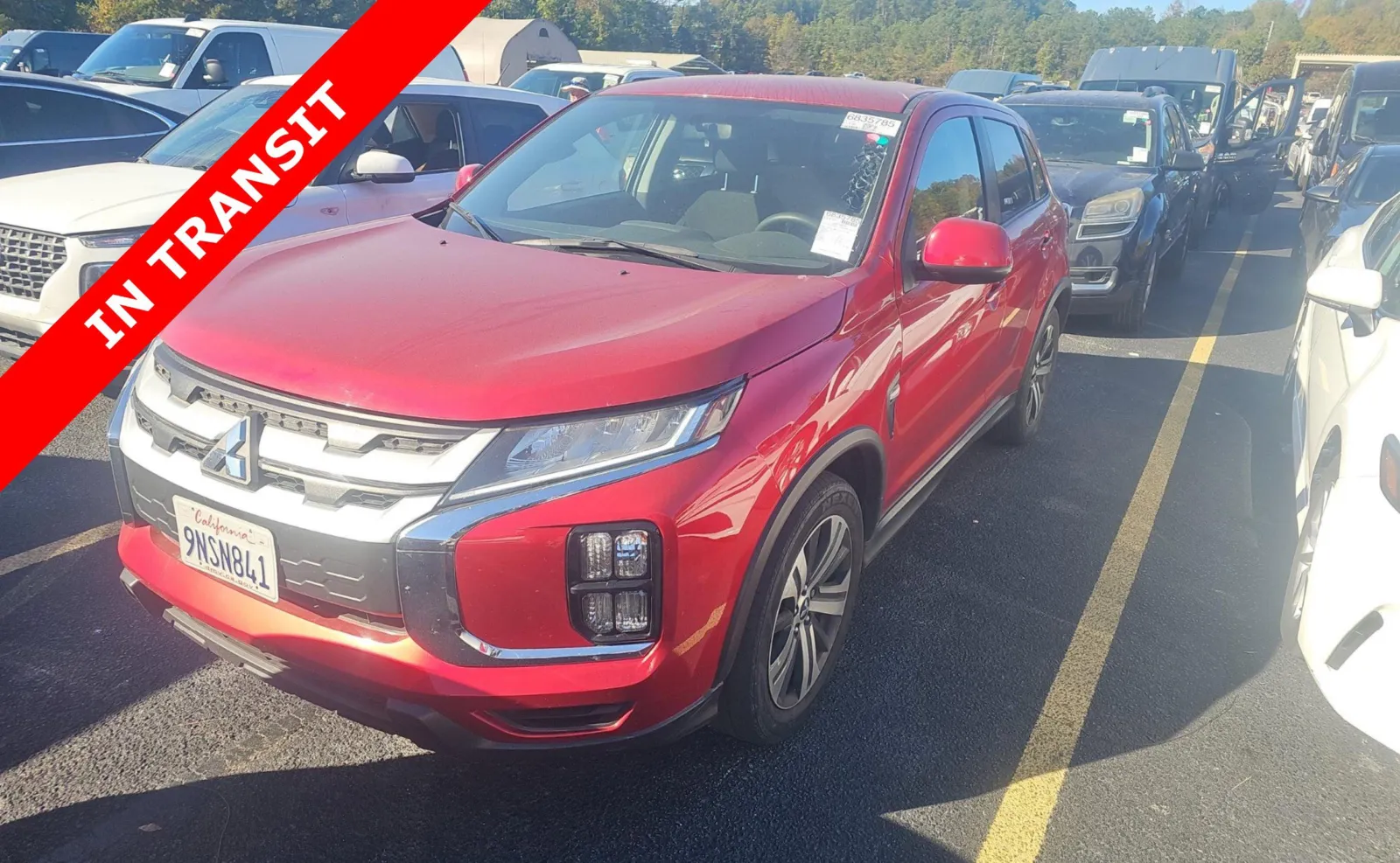 Red 2020 Mitsubishi Outlander Sport ES 2.0 for sale in Alvin, TX