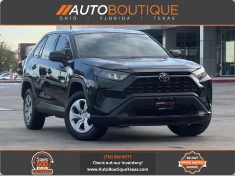 Black 2022 Toyota RAV4 LE for sale in Alvin, TX