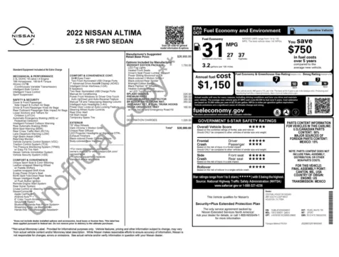Photos of 2022 Nissan Altima 2.5 SR for sale in Alvin, TX at Auto Boutique Texas