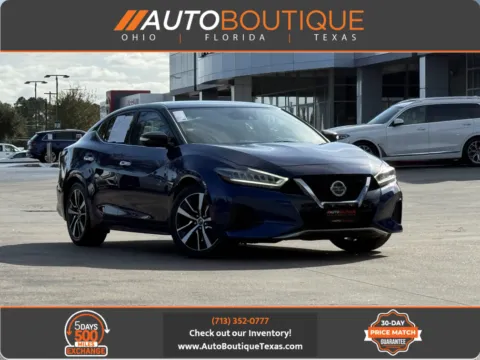 Blue 2021 Nissan Maxima SV for sale in Alvin, TX
