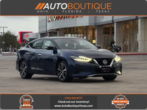 Blue 2021 Nissan Maxima SV for sale in Alvin, TX